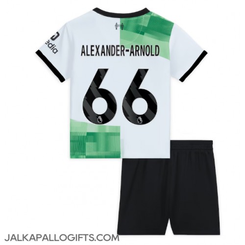 Liverpool Alexander-Arnold #66 Vieras Peliasu Lasten 2023-24 Lyhythihainen (+ Lyhyet housut)